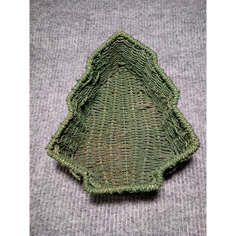 Green Tree Decor Basket About 10.5 Inches Tall Holidays Christmas